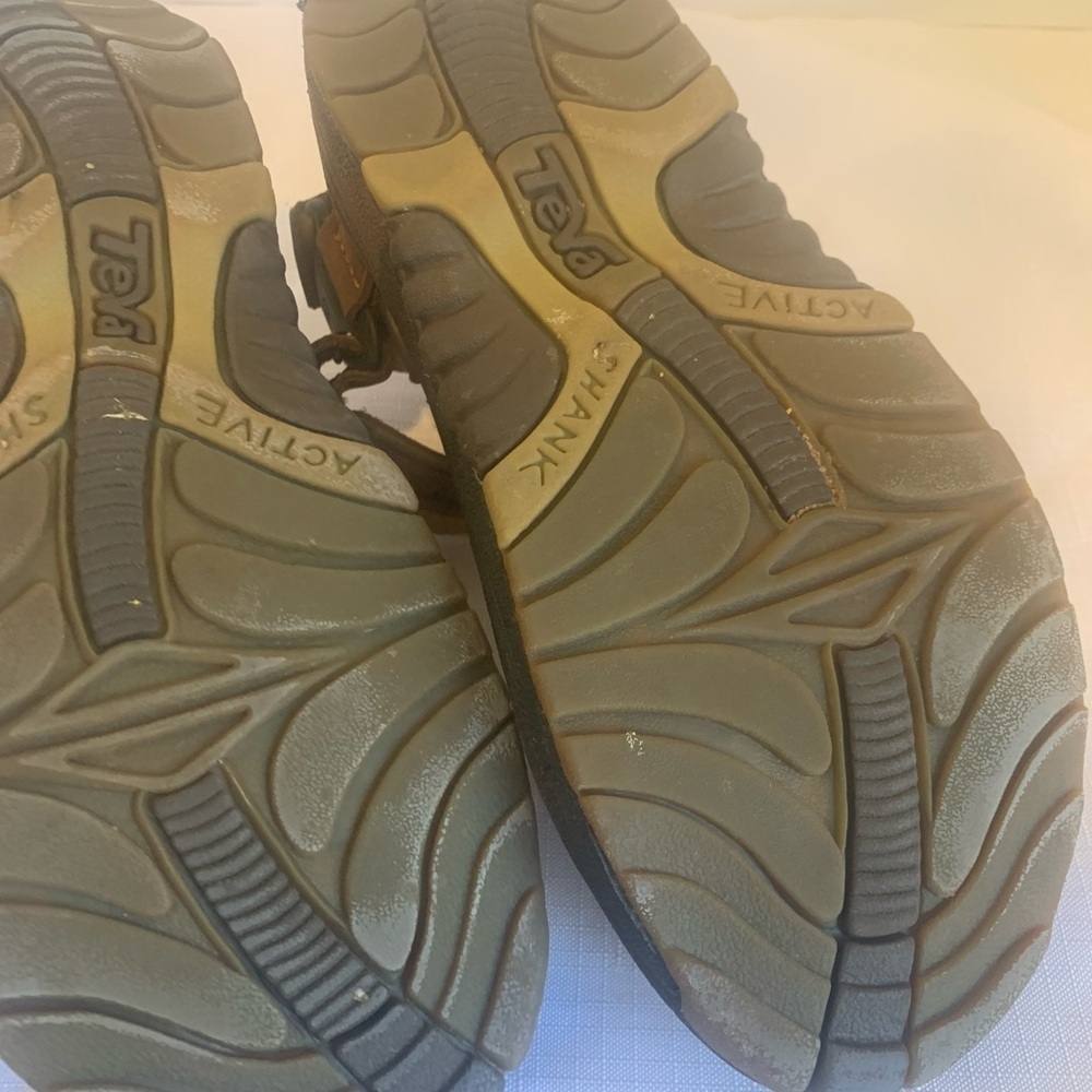 Teva Sandals Brown Leather All Terrain Tevas Women’s Size 7 - Picture 5 of 8